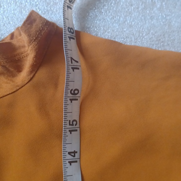 SOLD - Camaieu Orange Top Blouse - Picture 11 of 12